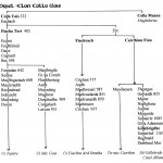 Traditional Genealogy Chart of Clan Colla Uais of Oriel by David Austin Larkin