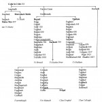 Traditional Genealogy Chart of Clan Colla fo Crith of Airghialla by David Austin Larkin