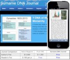 Surname DNA Journal images highlighting responsive mobile sizing.